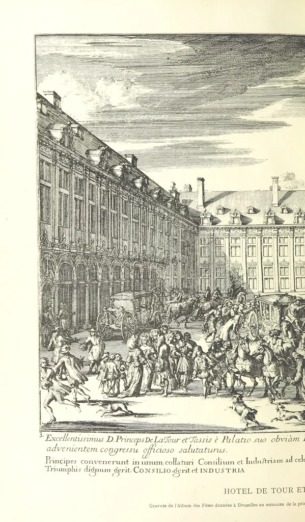 An illustration from Bruxelles à travers les àges. (Troisième volume ... par H. Hymans, P. Hymans.), 1882, leaf 396