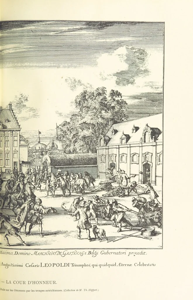 An illustration from Bruxelles à travers les àges. (Troisième volume ... par H. Hymans, P. Hymans.), 1882, leaf 397