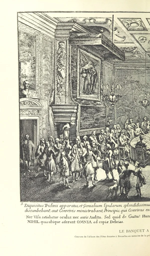 An illustration from Bruxelles à travers les àges. (Troisième volume ... par H. Hymans, P. Hymans.), 1882, leaf 404