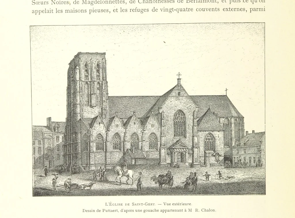 An illustration from Bruxelles à travers les àges. (Troisième volume ... par H. Hymans, P. Hymans.), 1882, leaf 412