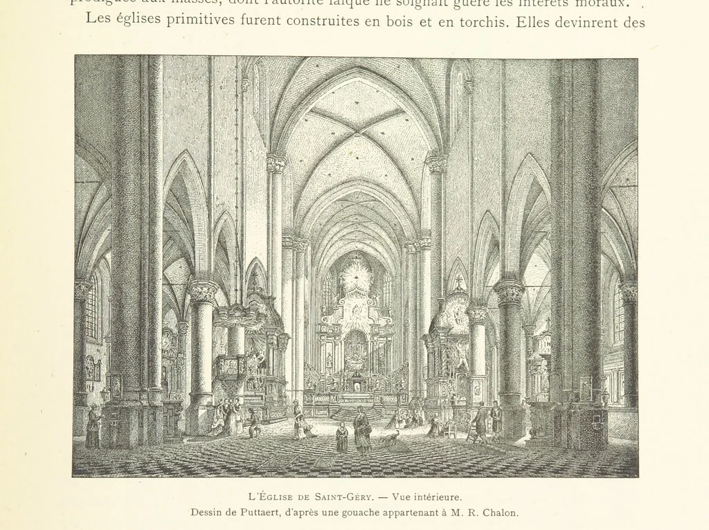 An illustration from Bruxelles à travers les àges. (Troisième volume ... par H. Hymans, P. Hymans.), 1882, leaf 413