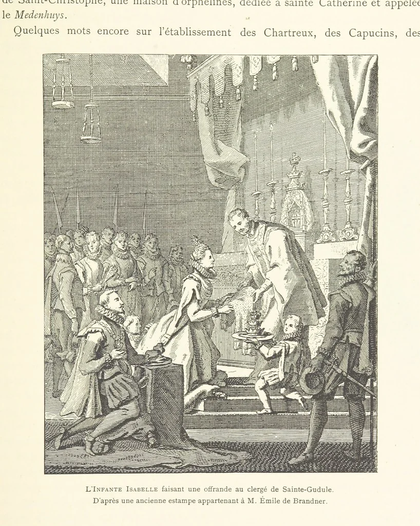 An illustration from Bruxelles à travers les àges. (Troisième volume ... par H. Hymans, P. Hymans.), 1882, leaf 415