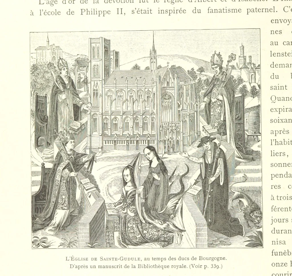 An illustration from Bruxelles à travers les àges. (Troisième volume ... par H. Hymans, P. Hymans.), 1882, leaf 416