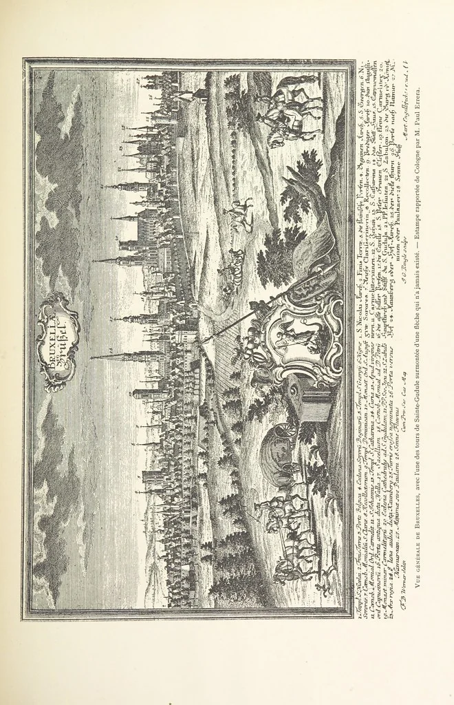 An illustration from Bruxelles à travers les àges. (Troisième volume ... par H. Hymans, P. Hymans.), 1882, leaf 423