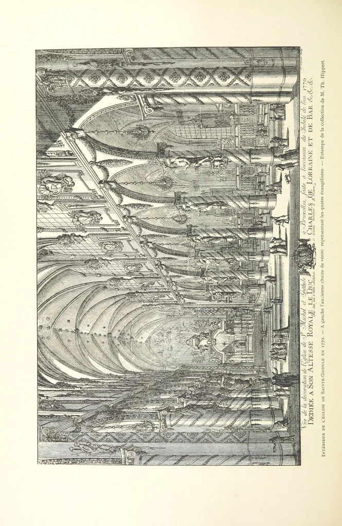 An illustration from Bruxelles à travers les àges. (Troisième volume ... par H. Hymans, P. Hymans.), 1882, leaf 426