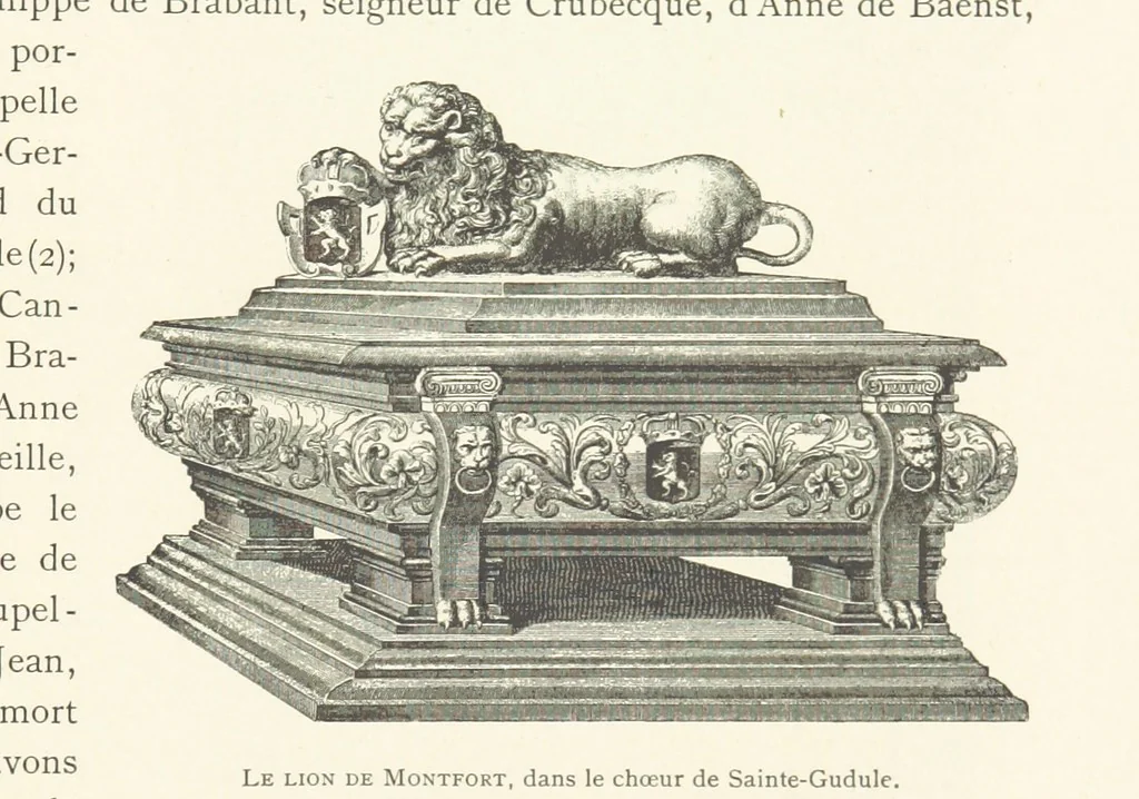 An illustration from Bruxelles à travers les àges. (Troisième volume ... par H. Hymans, P. Hymans.), 1882, leaf 429