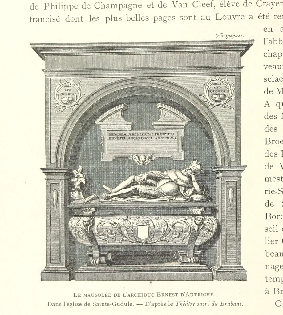 An illustration from Bruxelles à travers les àges. (Troisième volume ... par H. Hymans, P. Hymans.), 1882, leaf 430