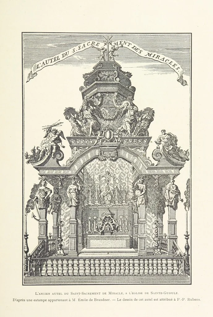 An illustration from Bruxelles à travers les àges. (Troisième volume ... par H. Hymans, P. Hymans.), 1882, leaf 431