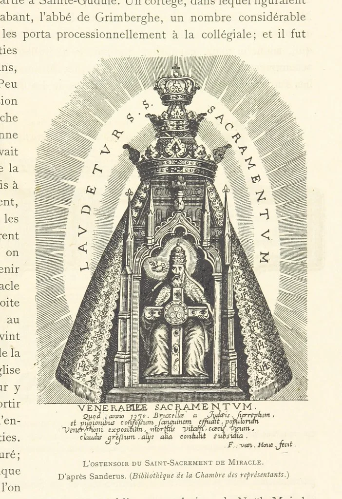 An illustration from Bruxelles à travers les àges. (Troisième volume ... par H. Hymans, P. Hymans.), 1882, leaf 435