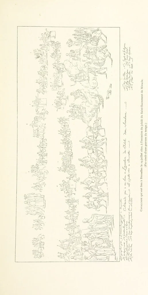 An illustration from Bruxelles à travers les àges. (Troisième volume ... par H. Hymans, P. Hymans.), 1882, leaf 445