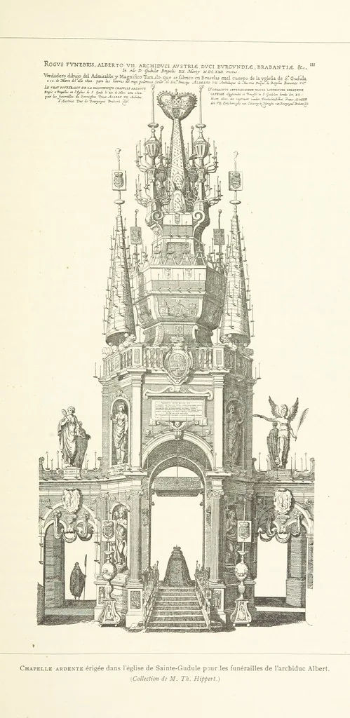 An illustration from Bruxelles à travers les àges. (Troisième volume ... par H. Hymans, P. Hymans.), 1882, leaf 449