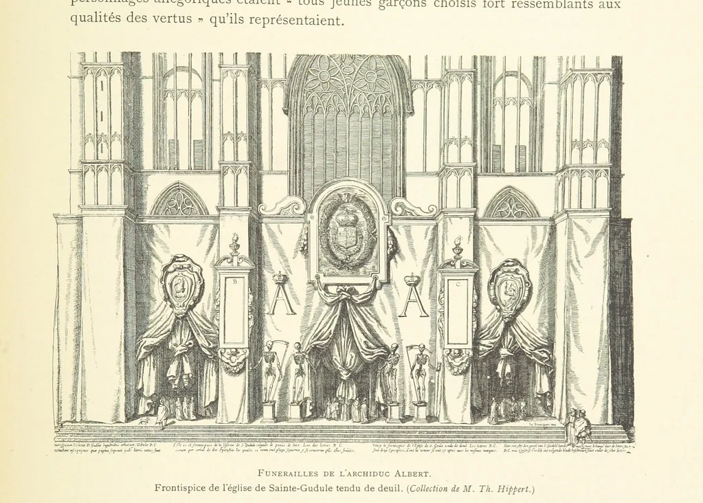An illustration from Bruxelles à travers les àges. (Troisième volume ... par H. Hymans, P. Hymans.), 1882, leaf 451