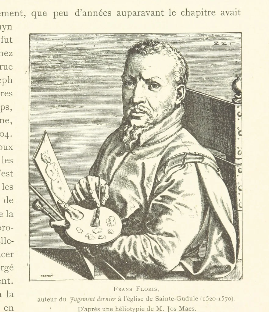 An illustration from Bruxelles à travers les àges. (Troisième volume ... par H. Hymans, P. Hymans.), 1882, leaf 453