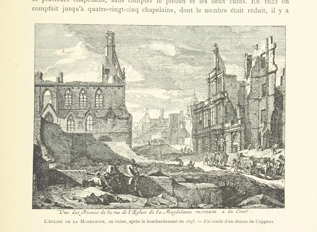 An illustration from Bruxelles à travers les àges. (Troisième volume ... par H. Hymans, P. Hymans.), 1882, leaf 455