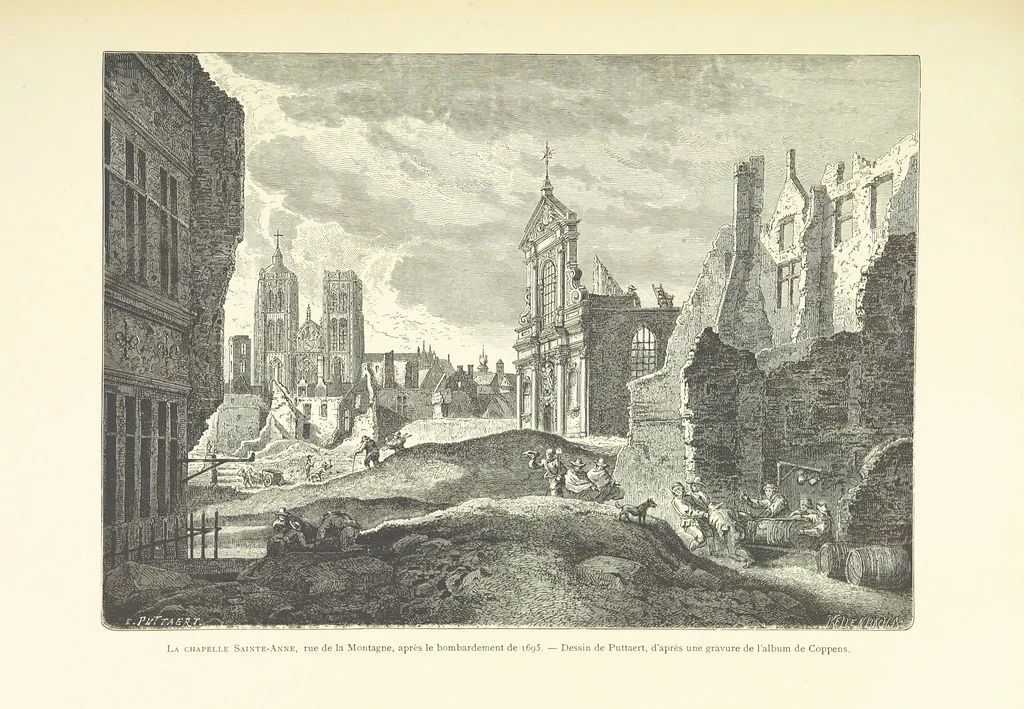 An illustration from Bruxelles à travers les àges. (Troisième volume ... par H. Hymans, P. Hymans.), 1882, leaf 457
