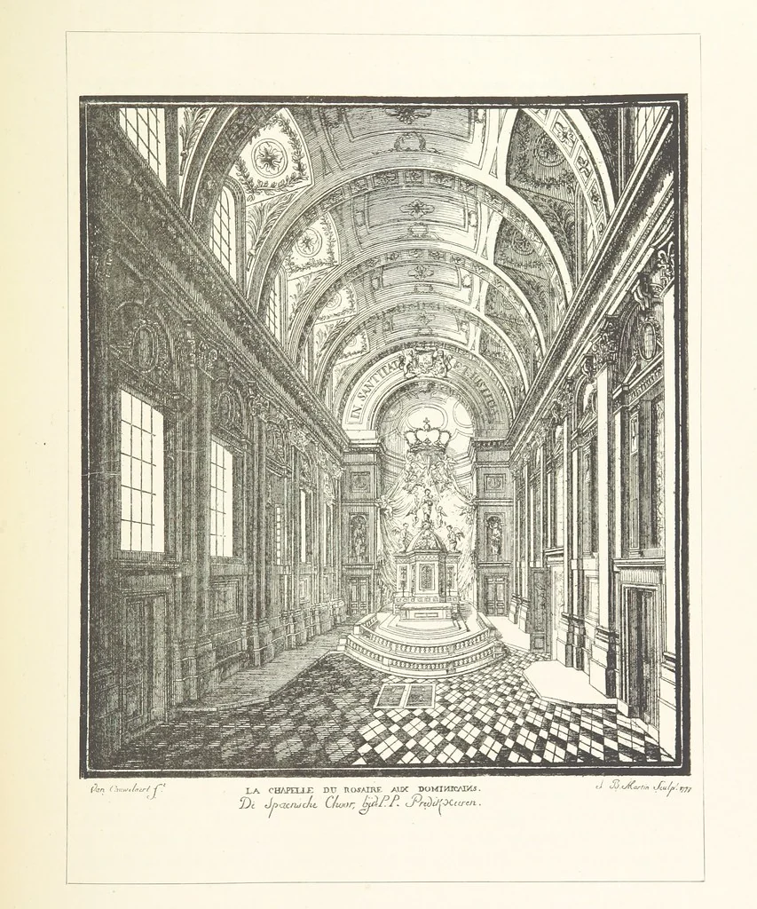 An illustration from Bruxelles à travers les àges. (Troisième volume ... par H. Hymans, P. Hymans.), 1882, leaf 463