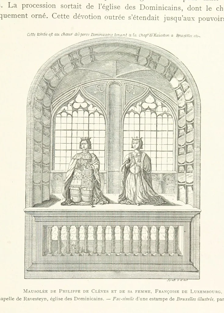An illustration from Bruxelles à travers les àges. (Troisième volume ... par H. Hymans, P. Hymans.), 1882, leaf 465