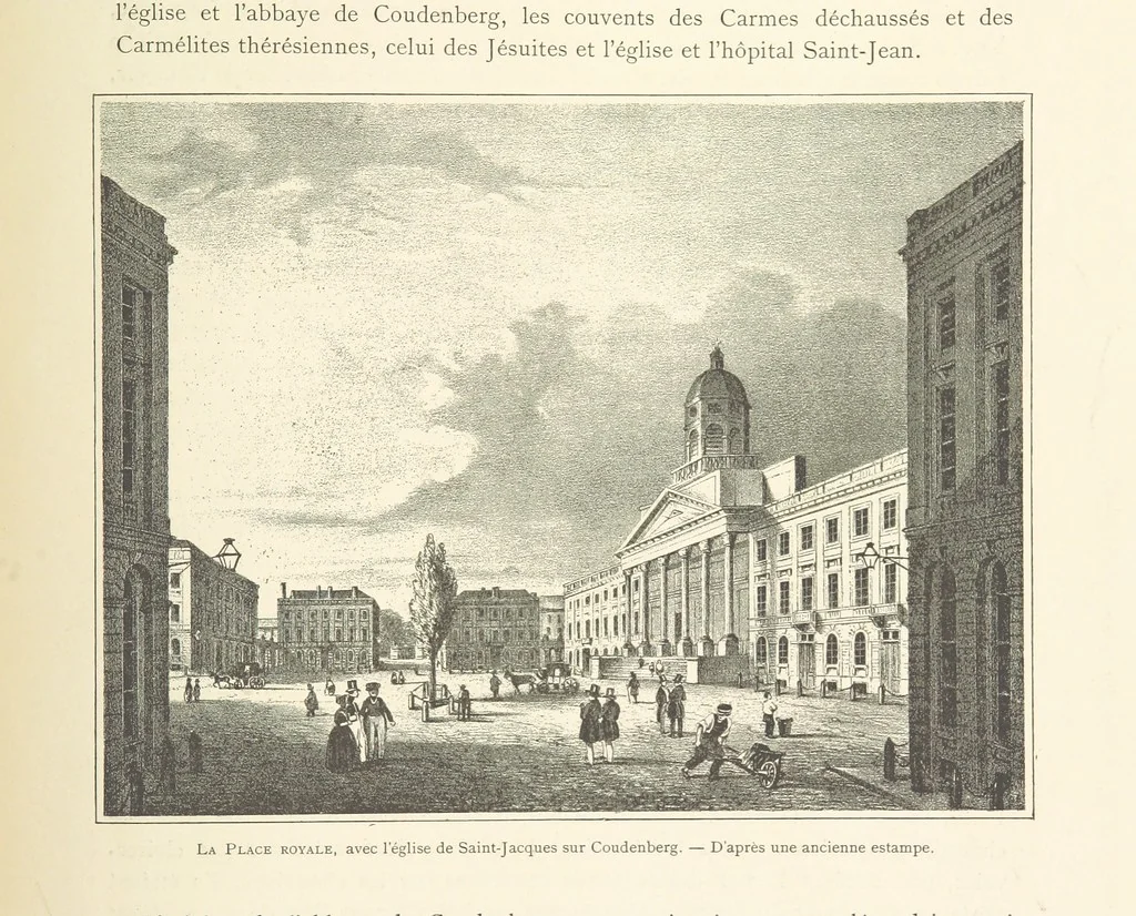 An illustration from Bruxelles à travers les àges. (Troisième volume ... par H. Hymans, P. Hymans.), 1882, leaf 475