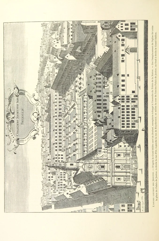 An illustration from Bruxelles à travers les àges. (Troisième volume ... par H. Hymans, P. Hymans.), 1882, leaf 478