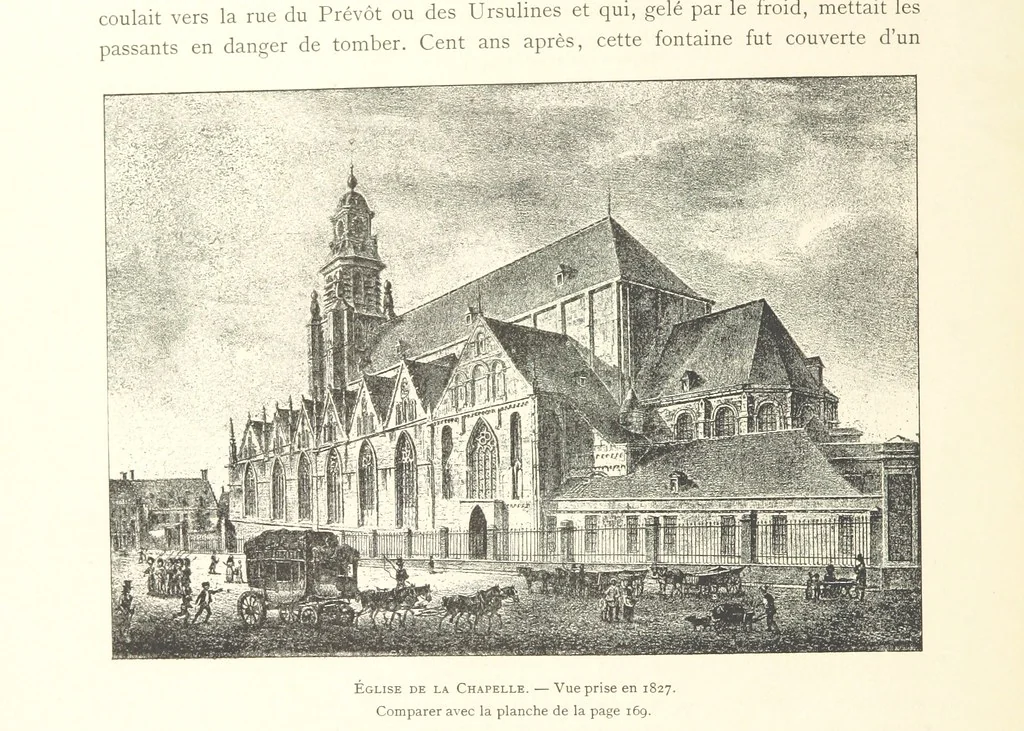 An illustration from Bruxelles à travers les àges. (Troisième volume ... par H. Hymans, P. Hymans.), 1882, leaf 490
