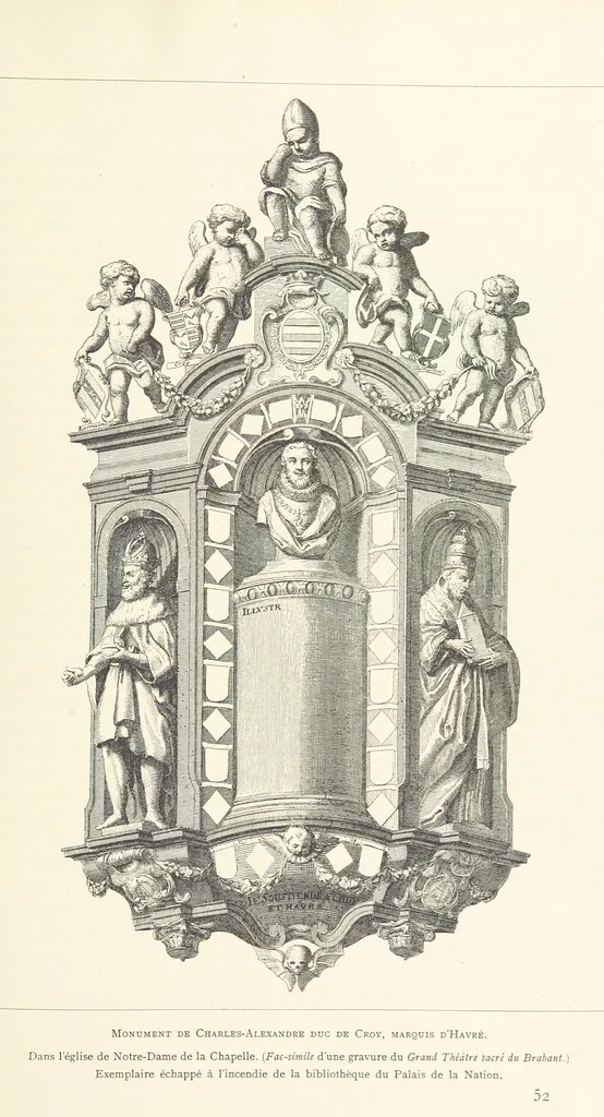 An illustration from Bruxelles à travers les àges. (Troisième volume ... par H. Hymans, P. Hymans.), 1882, leaf 491
