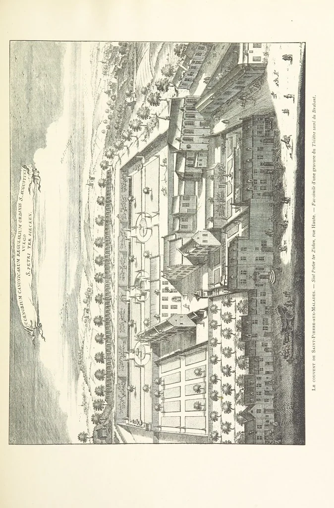 An illustration from Bruxelles à travers les àges. (Troisième volume ... par H. Hymans, P. Hymans.), 1882, leaf 495
