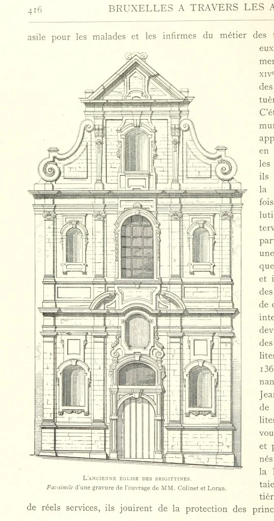 An illustration from Bruxelles à travers les àges. (Troisième volume ... par H. Hymans, P. Hymans.), 1882, leaf 498