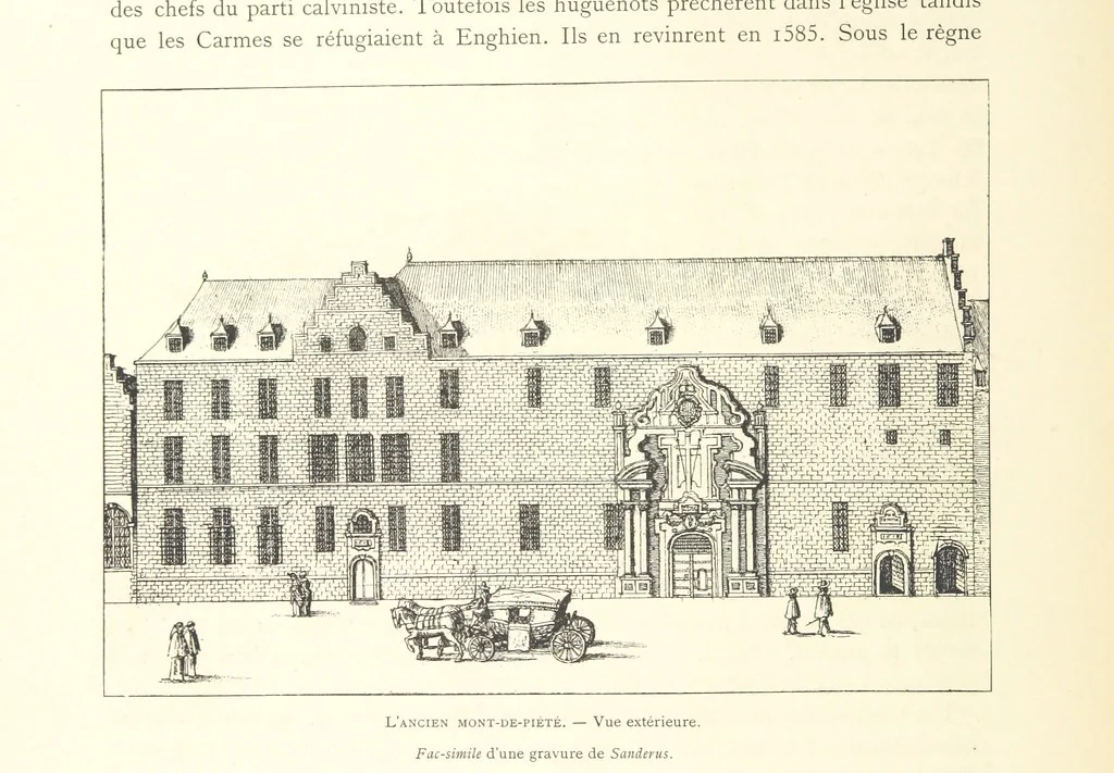 An illustration from Bruxelles à travers les àges. (Troisième volume ... par H. Hymans, P. Hymans.), 1882, leaf 502