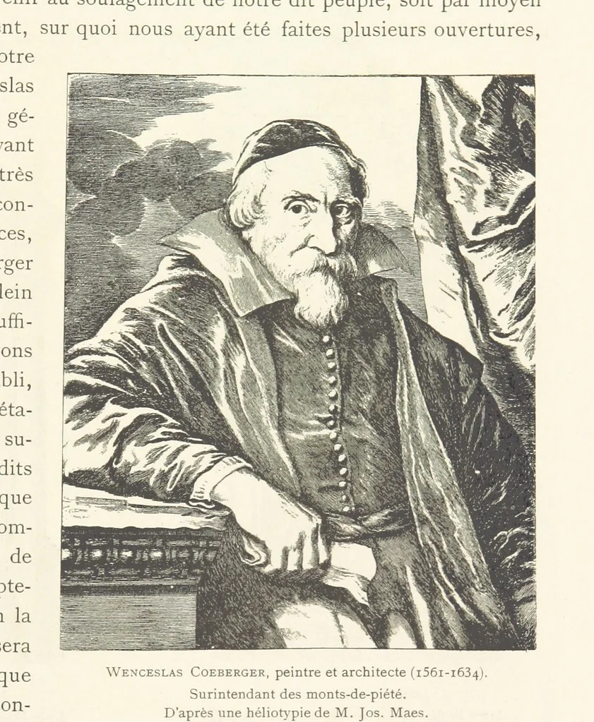 An illustration from Bruxelles à travers les àges. (Troisième volume ... par H. Hymans, P. Hymans.), 1882, leaf 505