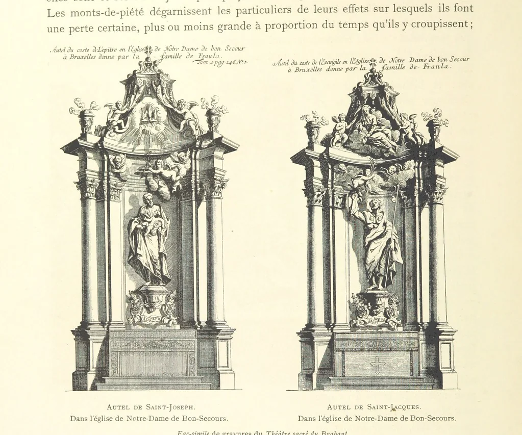 An illustration from Bruxelles à travers les àges. (Troisième volume ... par H. Hymans, P. Hymans.), 1882, leaf 506