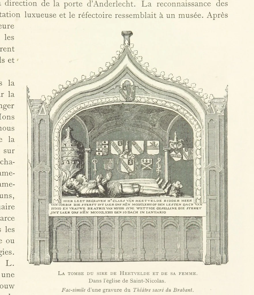 An illustration from Bruxelles à travers les àges. (Troisième volume ... par H. Hymans, P. Hymans.), 1882, leaf 509