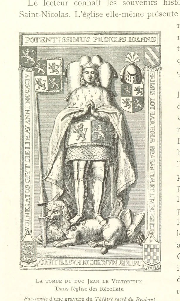 An illustration from Bruxelles à travers les àges. (Troisième volume ... par H. Hymans, P. Hymans.), 1882, leaf 510