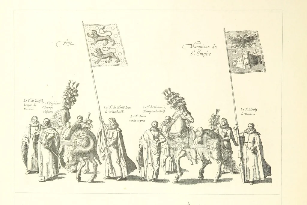 An illustration from Bruxelles à travers les àges. (Troisième volume ... par H. Hymans, P. Hymans.), 1882, leaf 550