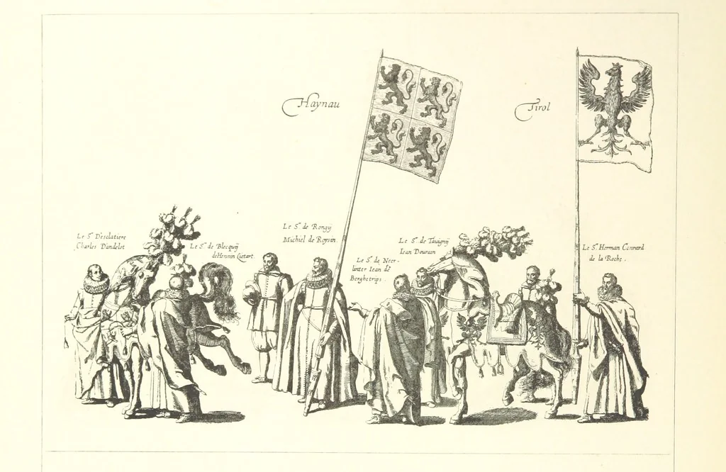 An illustration from Bruxelles à travers les àges. (Troisième volume ... par H. Hymans, P. Hymans.), 1882, leaf 552