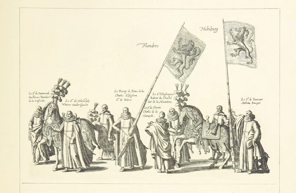 An illustration from Bruxelles à travers les àges. (Troisième volume ... par H. Hymans, P. Hymans.), 1882, leaf 553