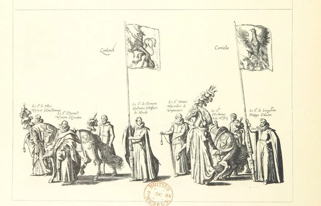 An illustration from Bruxelles à travers les àges. (Troisième volume ... par H. Hymans, P. Hymans.), 1882, leaf 554