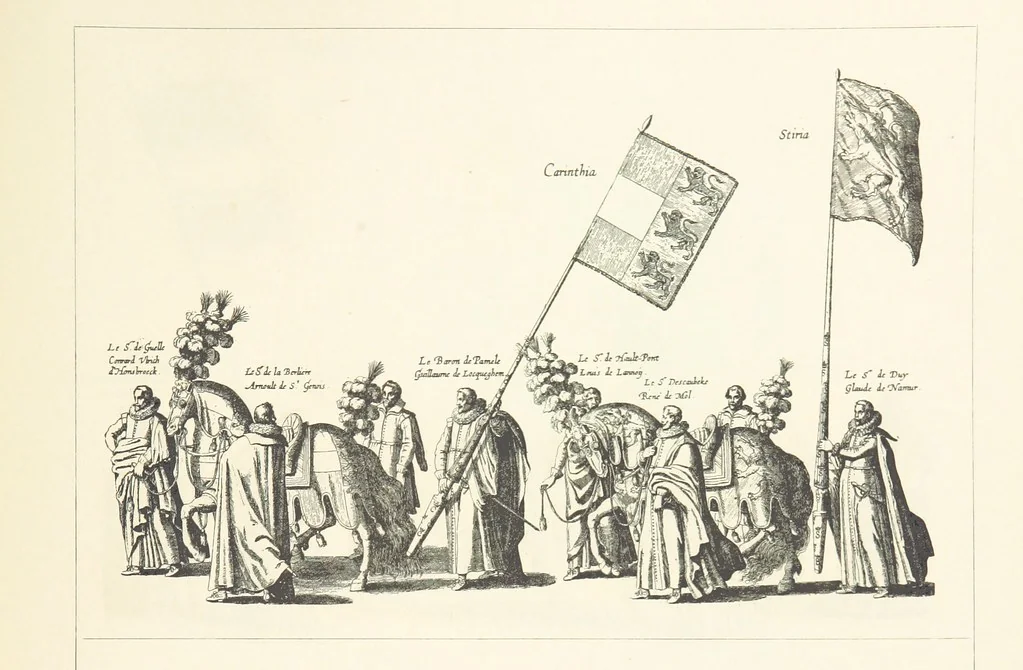 An illustration from Bruxelles à travers les àges. (Troisième volume ... par H. Hymans, P. Hymans.), 1882, leaf 555