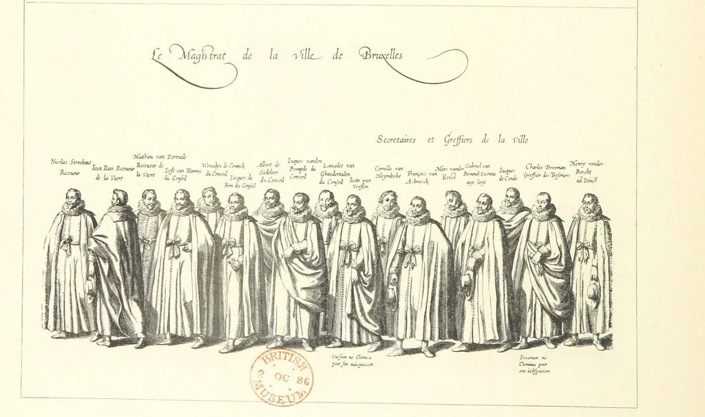 An illustration from Bruxelles à travers les àges. (Troisième volume ... par H. Hymans, P. Hymans.), 1882, leaf 556