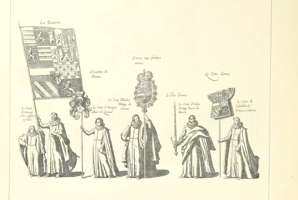 An illustration from Bruxelles à travers les àges. (Troisième volume ... par H. Hymans, P. Hymans.), 1882, leaf 560