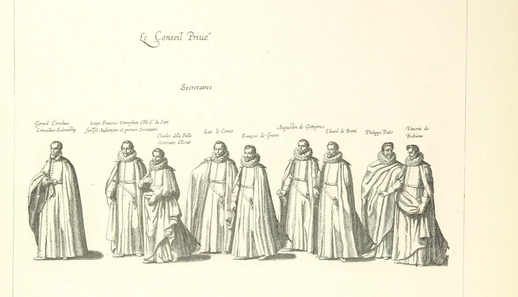 An illustration from Bruxelles à travers les àges. (Troisième volume ... par H. Hymans, P. Hymans.), 1882, leaf 564