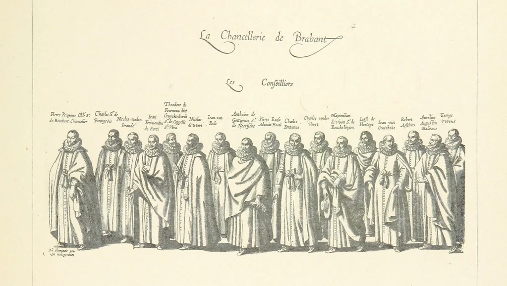 An illustration from Bruxelles à travers les àges. (Troisième volume ... par H. Hymans, P. Hymans.), 1882, leaf 565