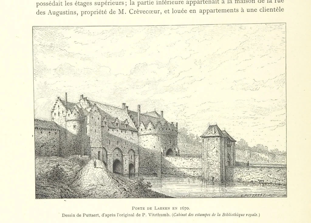 An illustration from Bruxelles à travers les àges. (Troisième volume ... par H. Hymans, P. Hymans.), 1882, leaf 62