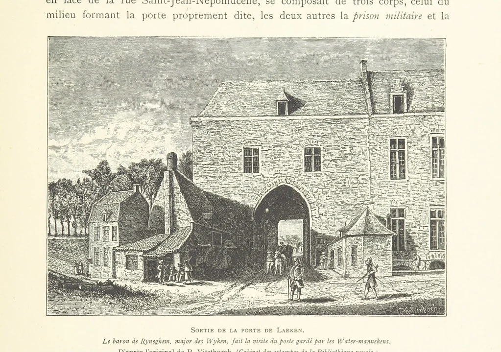 An illustration from Bruxelles à travers les àges. (Troisième volume ... par H. Hymans, P. Hymans.), 1882, leaf 63