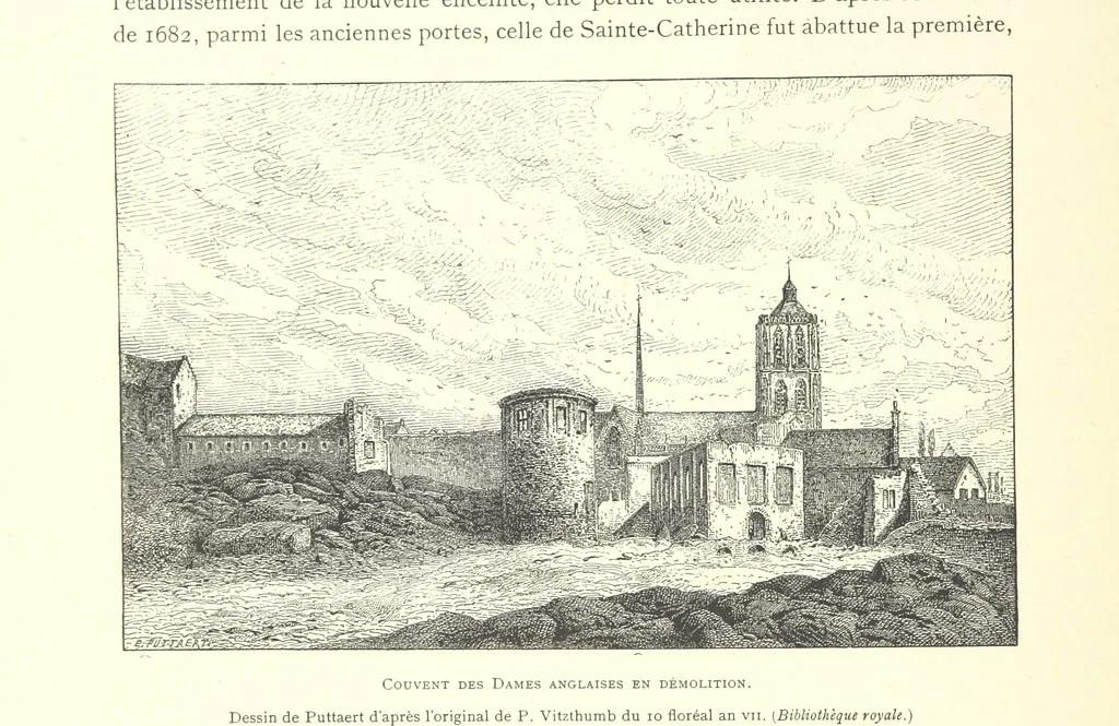 An illustration from Bruxelles à travers les àges. (Troisième volume ... par H. Hymans, P. Hymans.), 1882, leaf 66