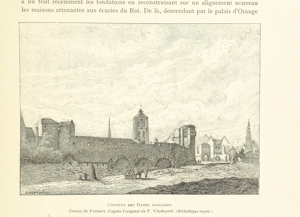 An illustration from Bruxelles à travers les àges. (Troisième volume ... par H. Hymans, P. Hymans.), 1882, leaf 71