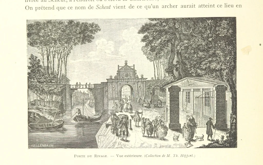 An illustration from Bruxelles à travers les àges. (Troisième volume ... par H. Hymans, P. Hymans.), 1882, leaf 78