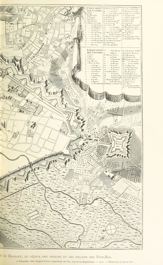 An illustration from Bruxelles à travers les àges. (Troisième volume ... par H. Hymans, P. Hymans.), 1882, leaf 81