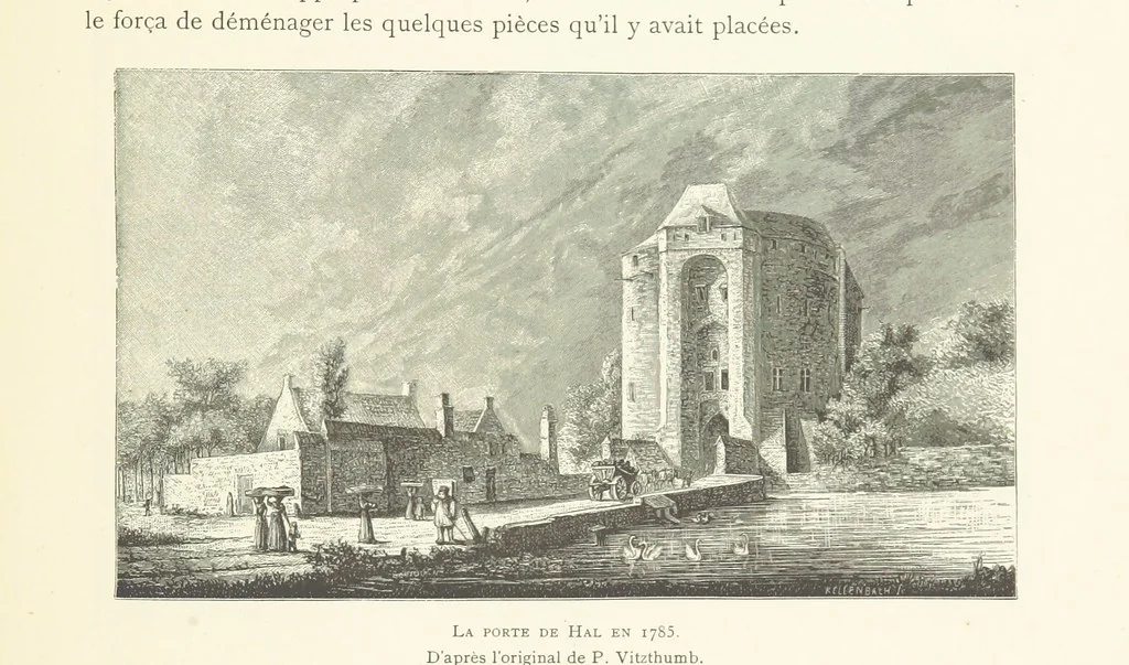 An illustration from Bruxelles à travers les àges. (Troisième volume ... par H. Hymans, P. Hymans.), 1882, leaf 87