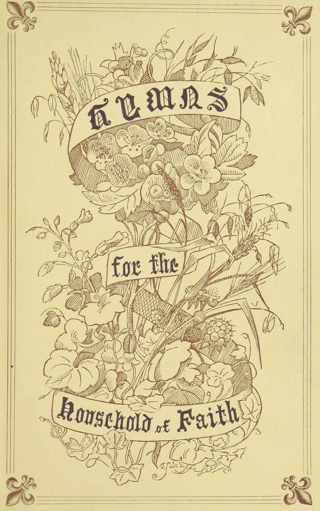 An illustration from Hymns for the Household of Faith, and Lays of the Better Land. [By Mrs. J. Williamson, 1861, leaf 7
