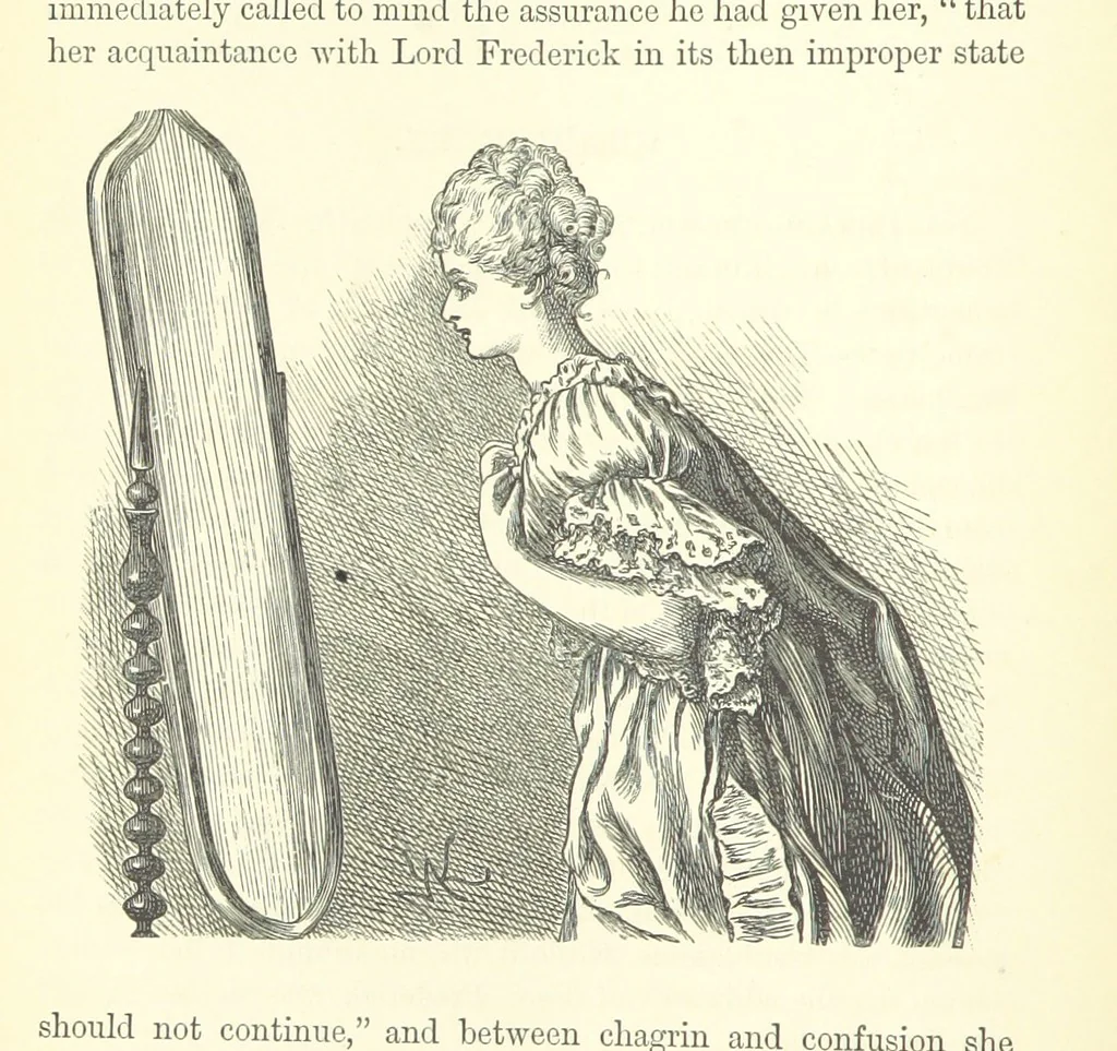 An illustration from A Simple Story ... With illustrations, etc. [With a memoir, by B, 1885, leaf 80